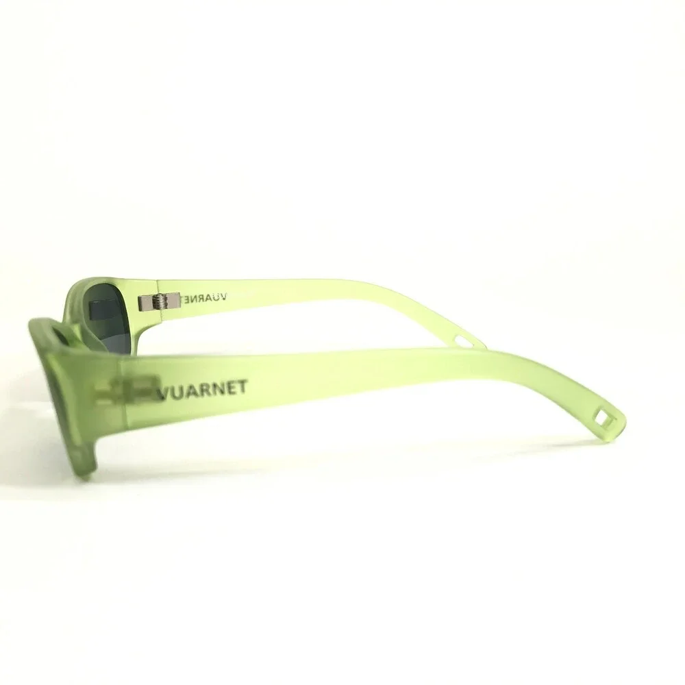 Vuarnet Kids Sunglasses B900 Matte Clear Green Frames with Blue Lenses